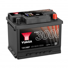 Автомобильный аккумулятор Yuasa 6-СТ 62Ah R+ 550A YBX3027