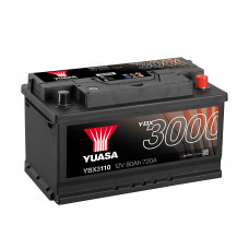 Автомобильный аккумулятор Yuasa 6-СТ 80Ah R+ 720A YBX3110