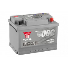 Автомобильный аккумулятор Yuasa 6-СТ 60Ah R+ 620A YBX5075