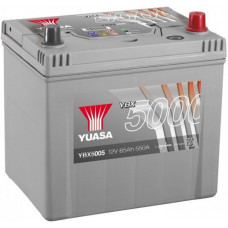 Автомобильный аккумулятор Yuasa 6-СТ 65Ah R+ 580A YBX5005