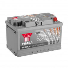 Автомобильный аккумулятор Yuasa 6-СТ 75Ah R+ 680A YBX5100