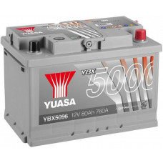 Автомобильный аккумулятор Yuasa 6-СТ 80Ah R+ 760A YBX5096