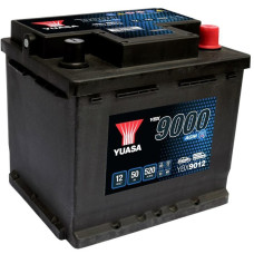 Автомобильный аккумулятор Yuasa 12V 6-СТ 50Ah R+ 520A AGM YBX9012