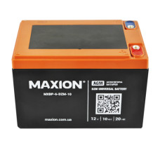 Тяговый аккумулятор Maxion 12V 10Ah MXBP 6-DZM-10 M5 (для электроскутера и электровелосипеда)