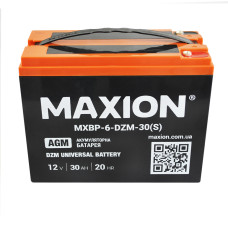 Аккумуляторная батарея тяговая Maxion 12V 30Ah 6-DZM-30S