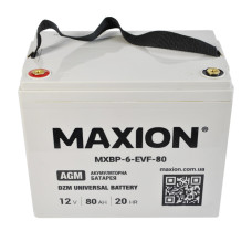 Aккумуляторная батарея тяговая Maxion 12V DZM 80Ah MXBP 6-EVF-80 AGM 