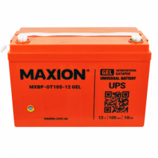 Aккумуляторная батарея гелевая Maxion 12V 105Ah MXBP-OT105-12 UPS GEL 