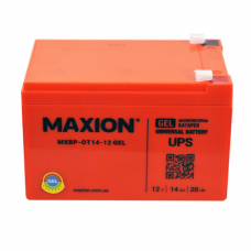 Aккумуляторная батарея гелевая Maxion 12V 14Ah MXBP-OT14-12 UPS GEL 