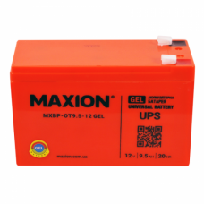 Aккумуляторная батарея гелевая Maxion 12V 9.5Ah MXBP-OT9.5-12 UPS GEL 