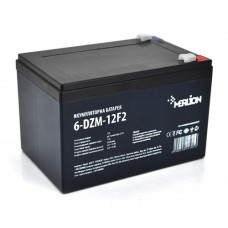 Тяговый аккумулятор Merlion 12V 12Ah 6-DZM-12 F2 (для электроскутера и электровелосипеда)