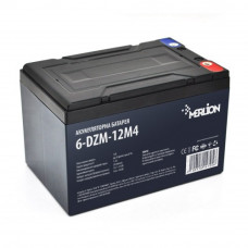 Тяговый аккумулятор Merlion 12V 12Ah 6-DZM-12 M4 (для электроскутера и электровелосипеда)