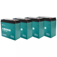Yimatzu 48V 20Ah (4шт 12V 6-DZM-20) комплект тяговых аккумуляторов для электроскутера и электровелосипеда